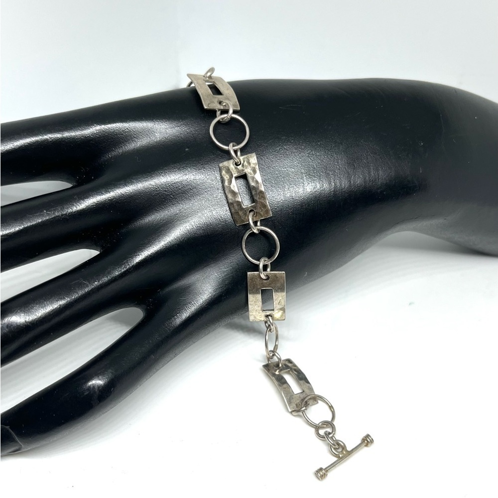 Vintage 925 Sterling Silver Link Bracelet